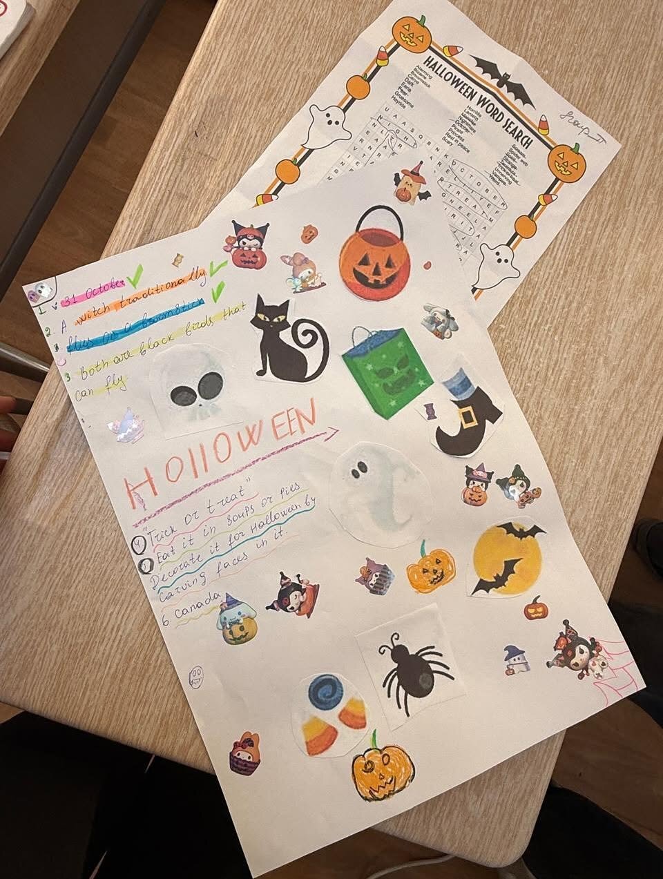 İngilis dili fənn müəllimi Əntiqə Məmmədovanın Hallowen mövzusunda dərsindən maraqlı görüntülər