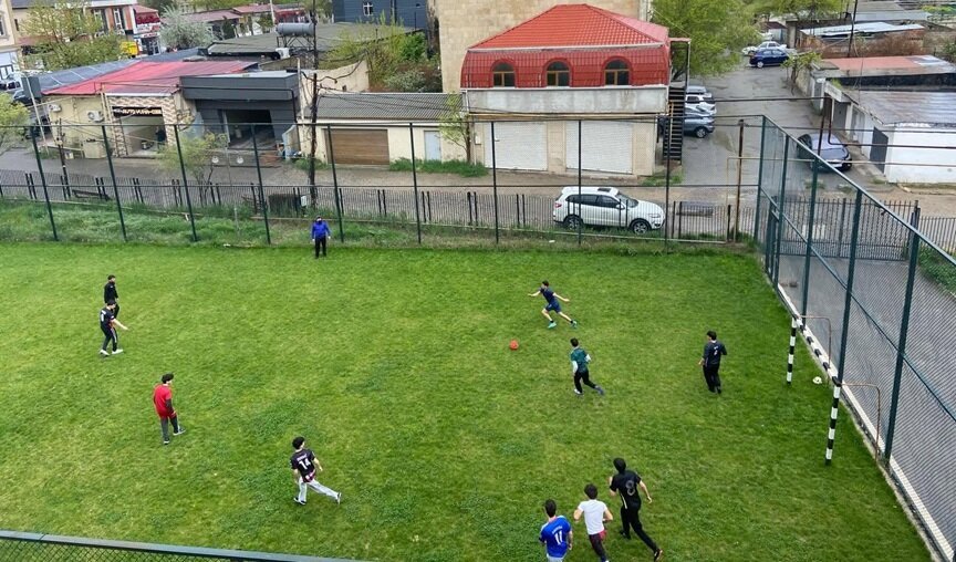 Sağlam həyat tərzinin təbliği məqsədilə futbol yarışı təşkil olunub