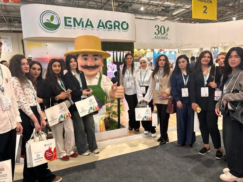 Bakı Ekspo Mərkəzində keçirilən Azərbaycan Beynəlxalq Qida Sənayesi və Kənd Təsərrüfatı Sərgisində
