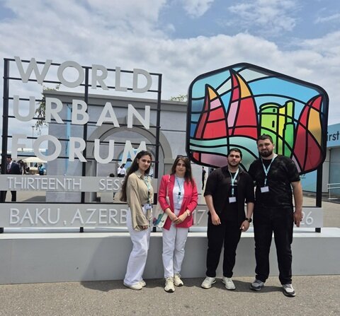 Kollecin fəal tələbələri  beynəlxalq əhəmiyyətli tədbirlərdən biri olan 13th World Urban Forum – WUF13-də fəal iştirak ediblər.